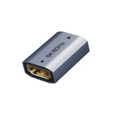 CABLETIME- Adaptor 8K HDMI F/F, Gold Plated, Aluminum 8K60HZ, SKU- CT-HEF8K-AG